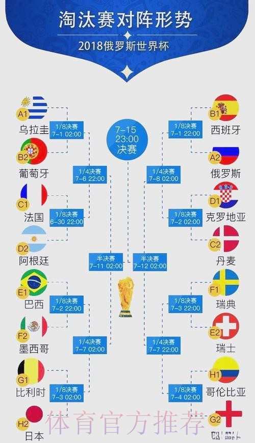 世界杯胜负预测一览